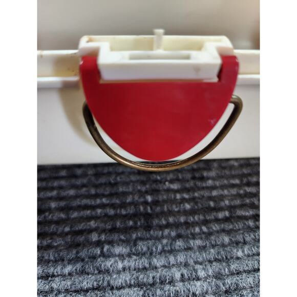 Vintage 90s Caboodles Make-Up Organizer Case 3 Tier Black White Pink Retro - Picture 6 of 13